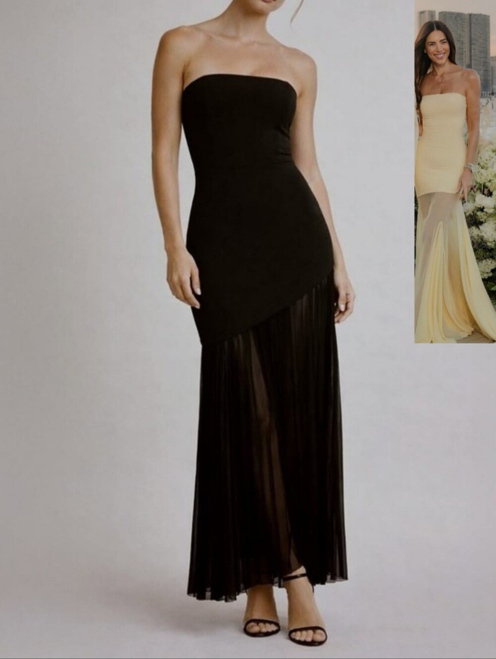 #102058 🛑S,M,L HIGH END Elegant Efortless Chic Bandage Maxi Sleeveless Dress